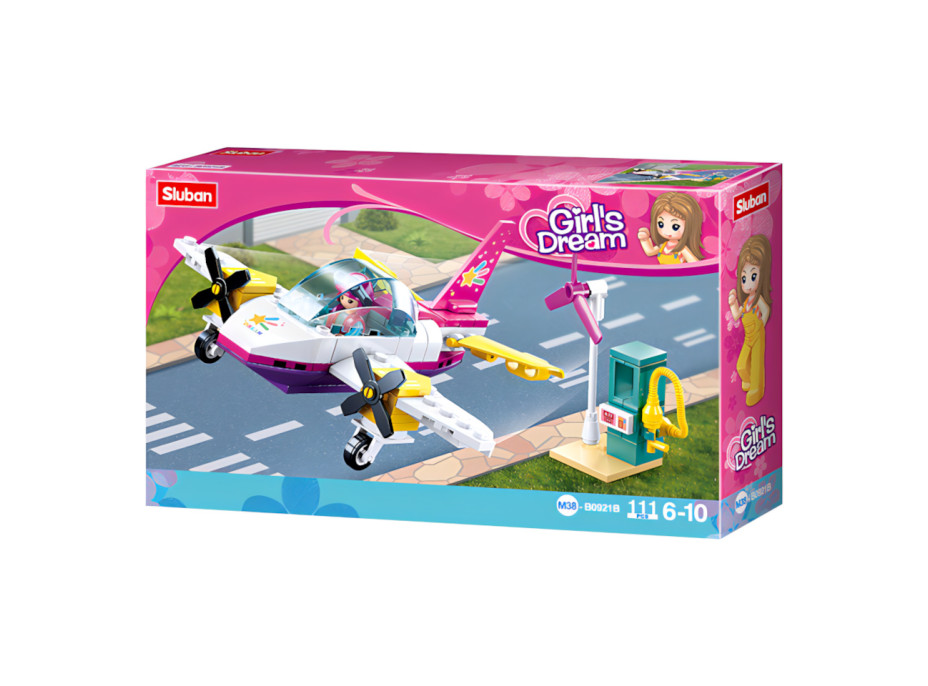 Sluban Girls Dream M38-B0921B Súkromné lietadlo