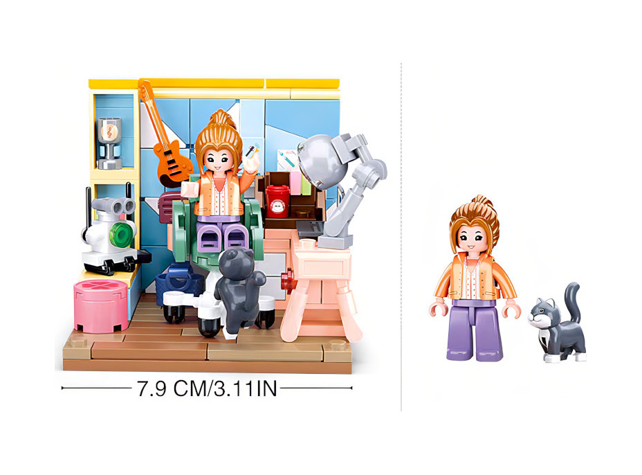 Sluban Girls Dream Mini Handcraft M38-B1016B Študovňa