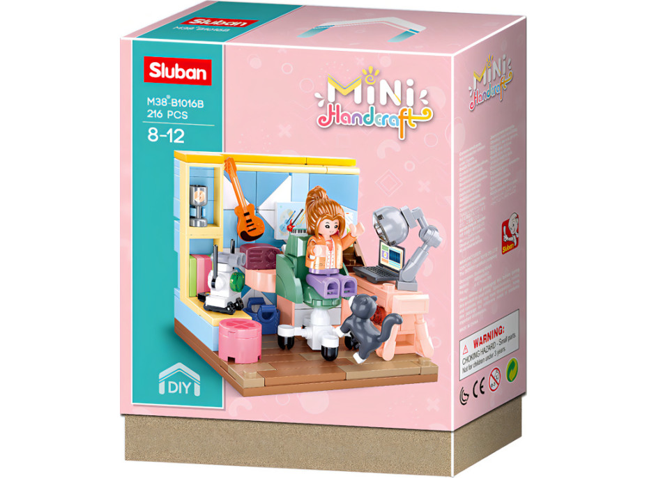 Sluban Girls Dream Mini Handcraft M38-B1016B Študovňa