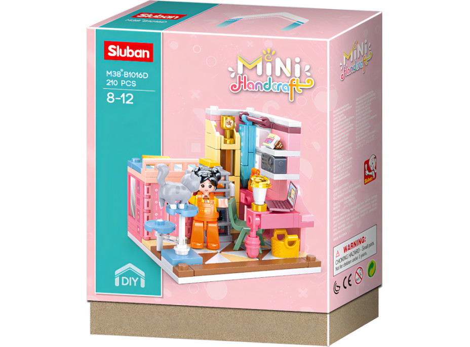 Sluban Girls Dream Mini Handcraft M38-B1016D Spálňa