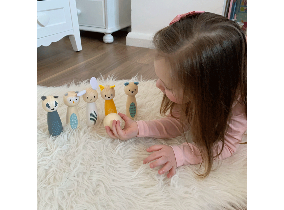 Bigjigs Toys Kolky lesné zvieratká