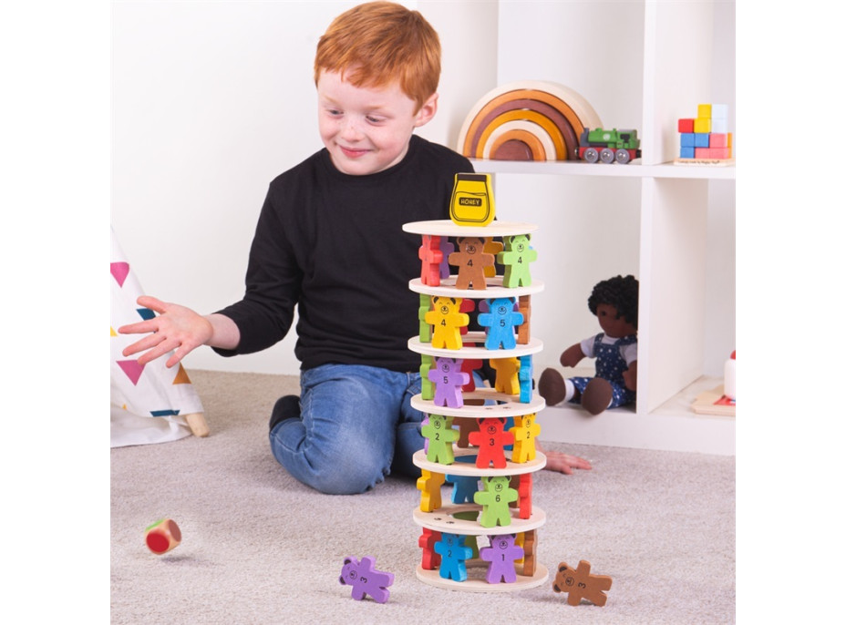 Bigjigs Toys Hra padajúce medvedíky