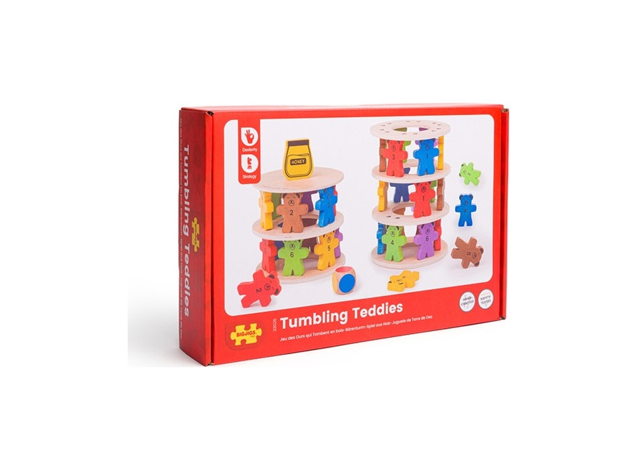 Bigjigs Toys Hra padajúce medvedíky