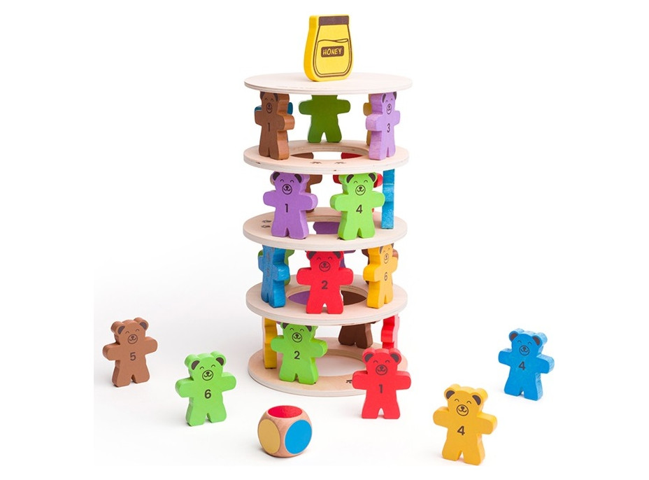 Bigjigs Toys Hra padajúce medvedíky