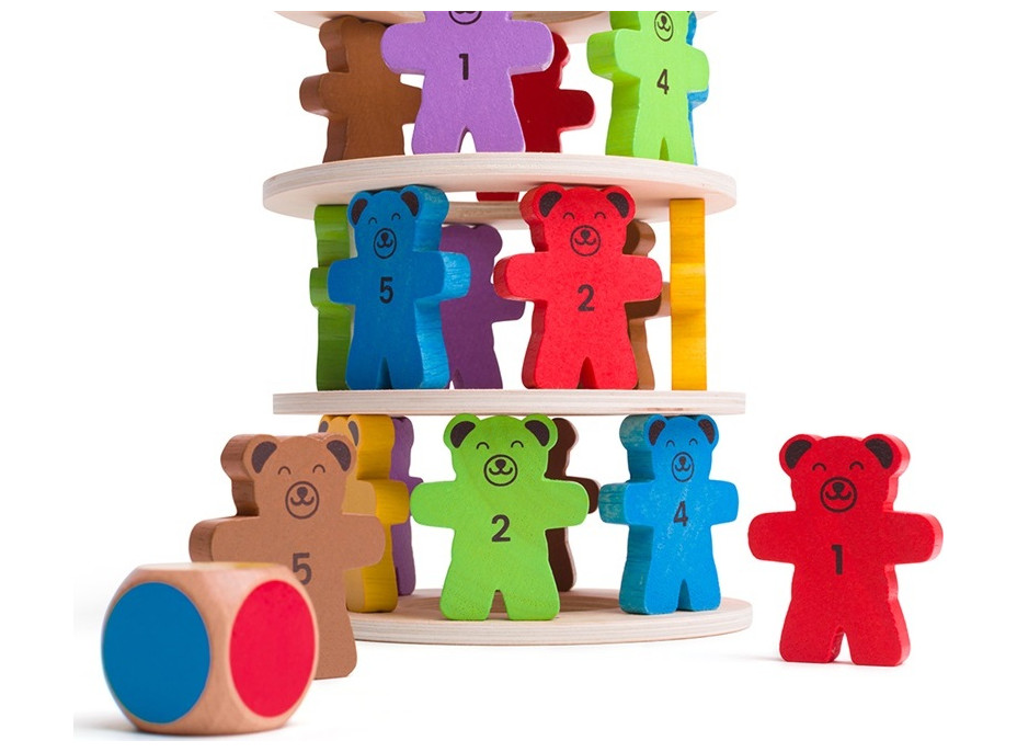 Bigjigs Toys Hra padajúce medvedíky