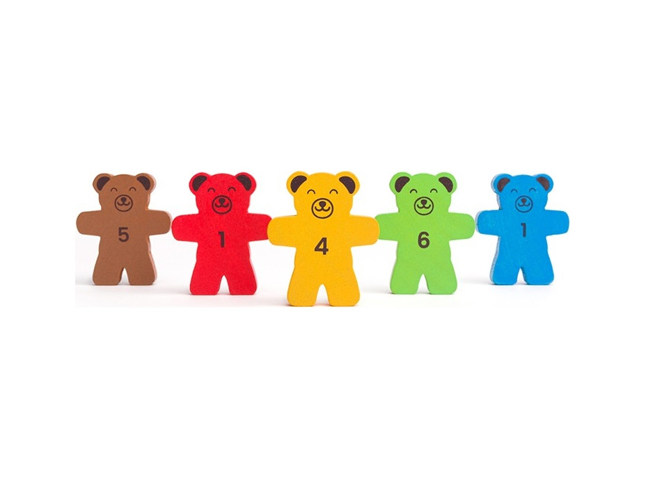 Bigjigs Toys Hra padajúce medvedíky