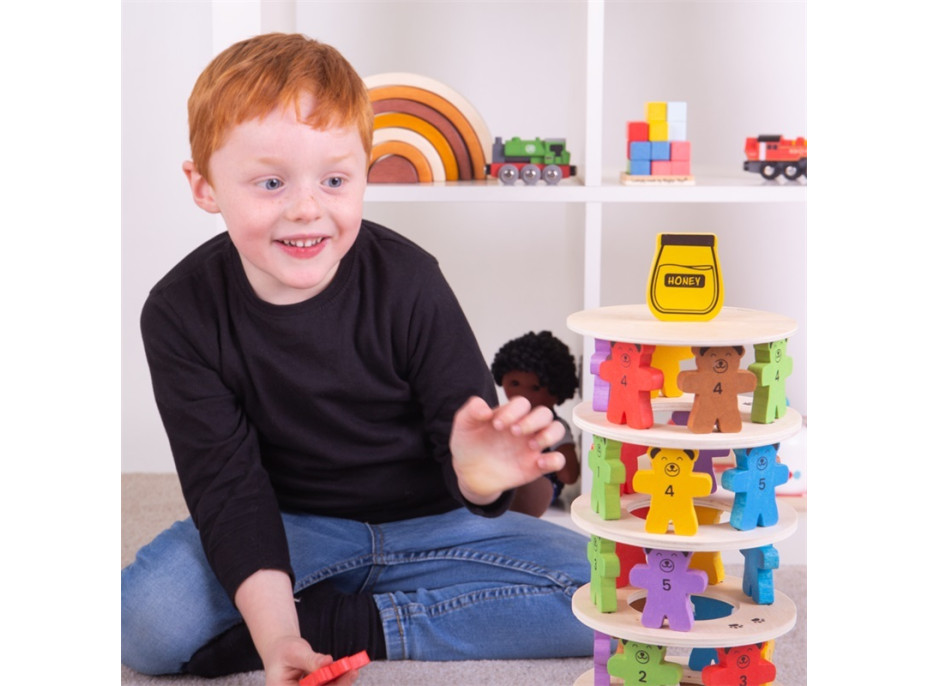 Bigjigs Toys Hra padajúce medvedíky
