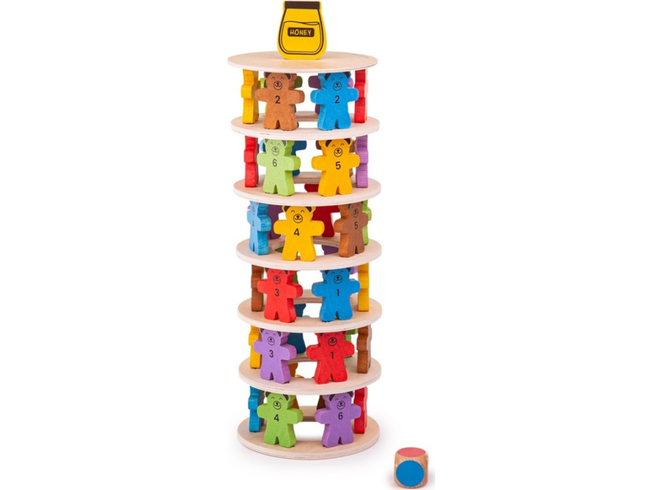 Bigjigs Toys Hra padajúce medvedíky