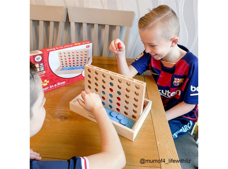Bigjigs Toys Štyri v rovine