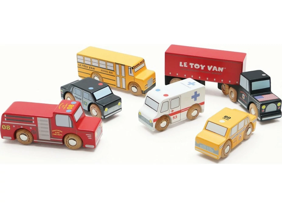 Le Toy Van Set autíčok New York