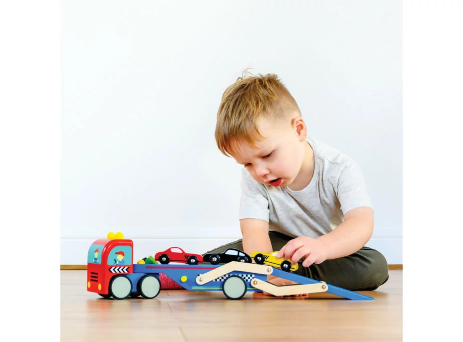 Le Toy Van Ťahač s autíčkami Race