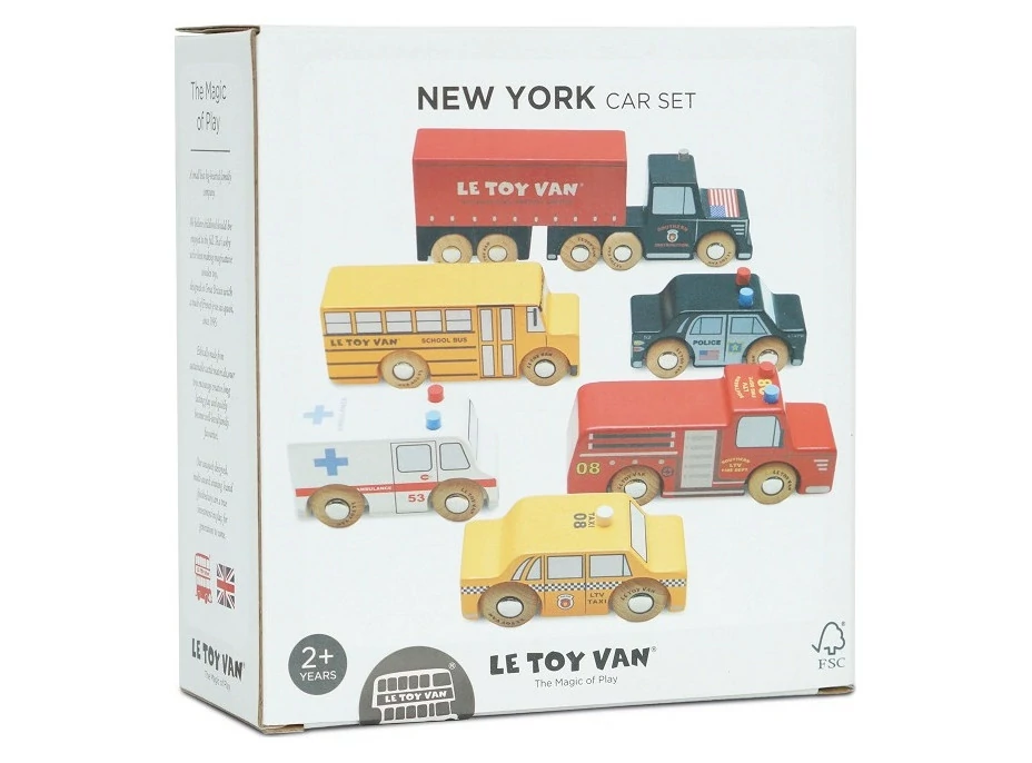 Le Toy Van Set autíčok New York