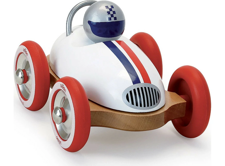 Vilac Drevené auto Roadster vintage biele