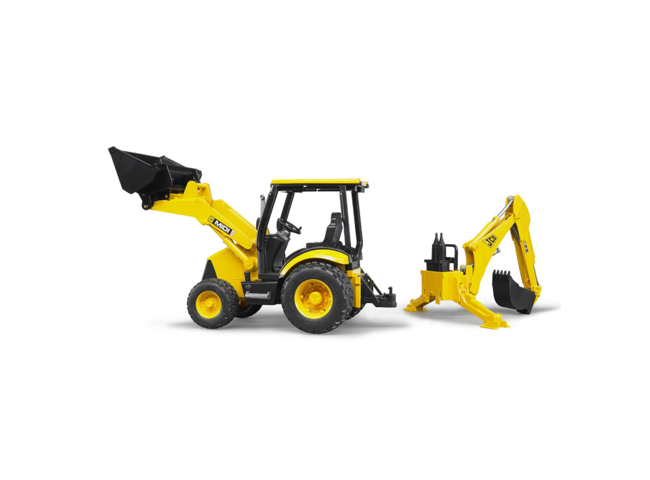 Bruder Traktor JCB MIDI čelný nakladač s bagrom