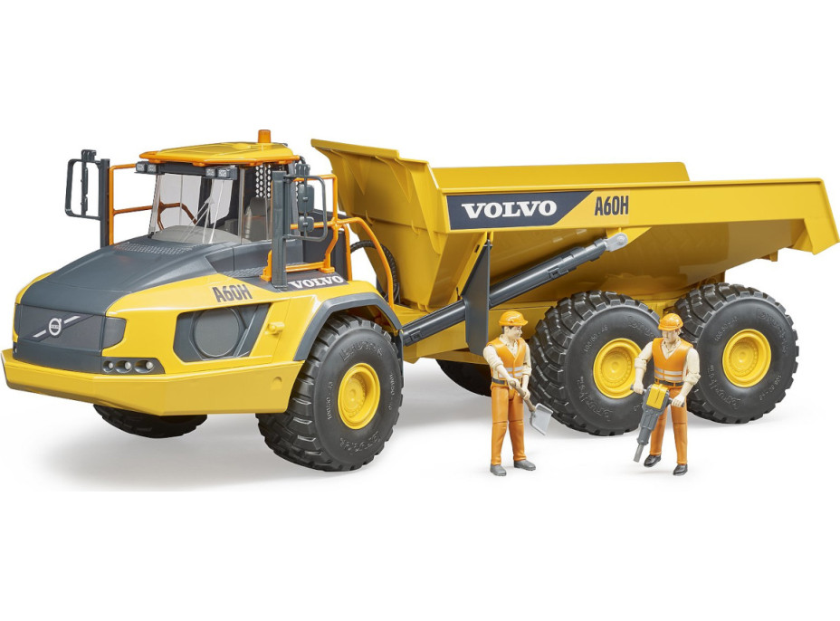 Bruder Kĺbový Dumper Volvo A60H v mierke 1:16