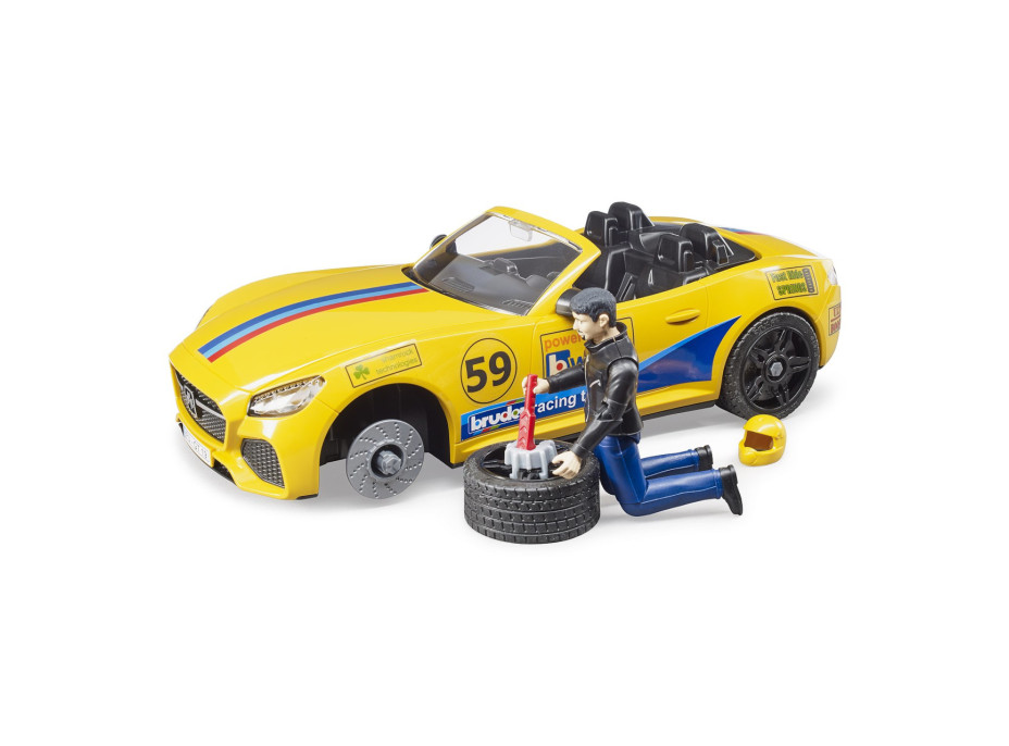 Bruder Terénne auto RAM so športovým vozidlom a figúrkou