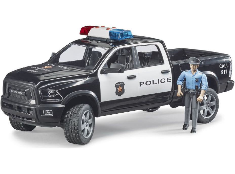 Bruder Policajné auto RAM s policajtom