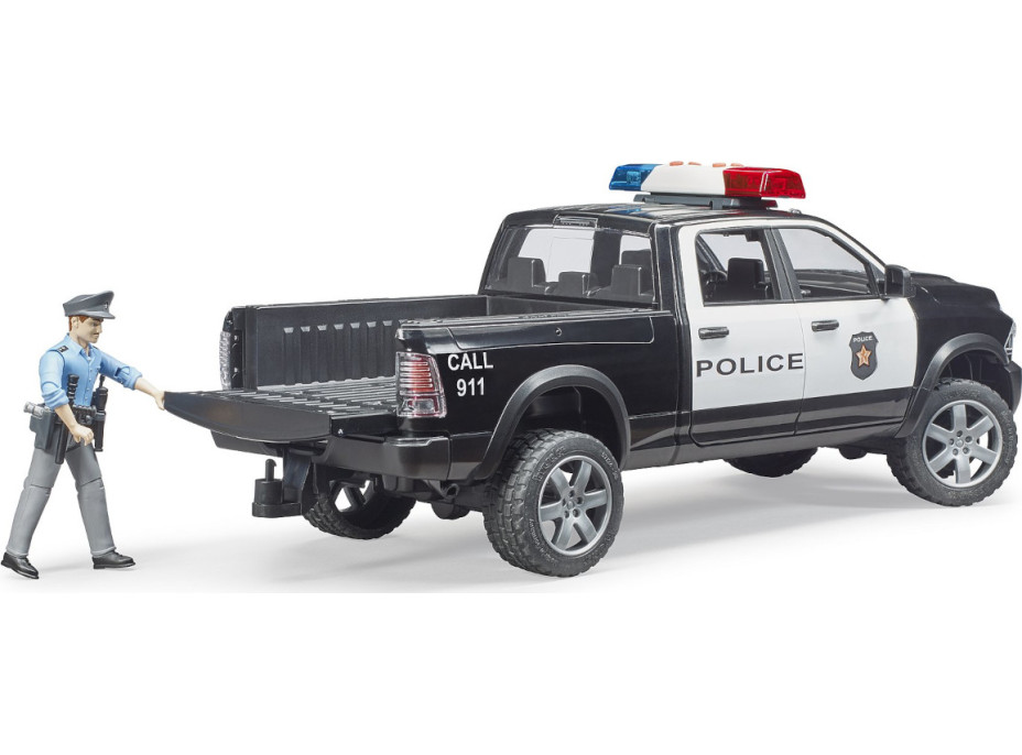 Bruder Policajné auto RAM s policajtom