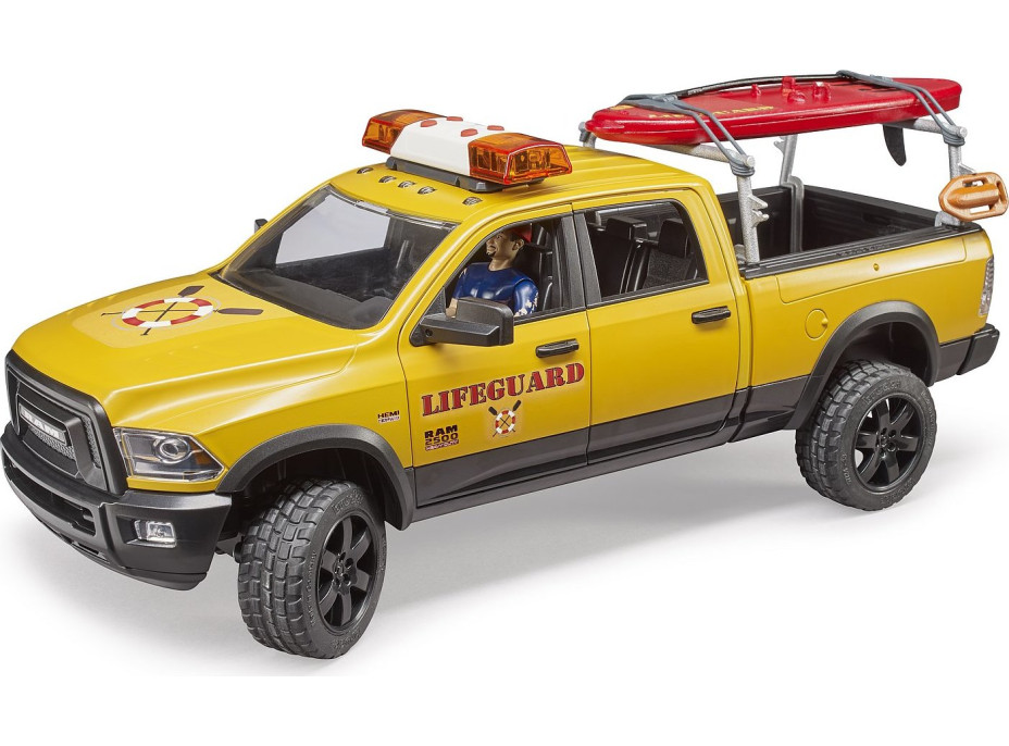 Bruder Dodge RAM pobrežnej hliadky so záchranárom a príslušenstvom
