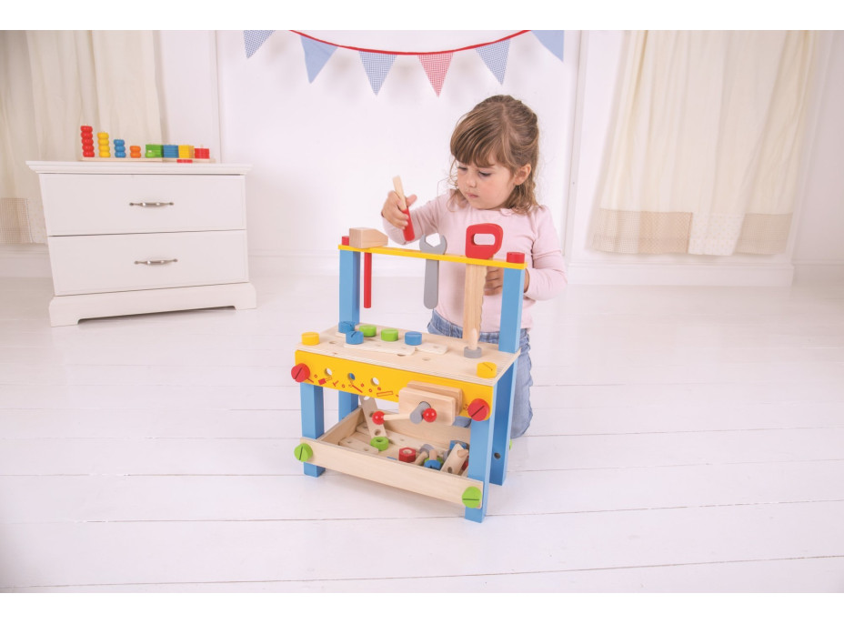 Bigjigs Toys Môj prvý pracovný stôl