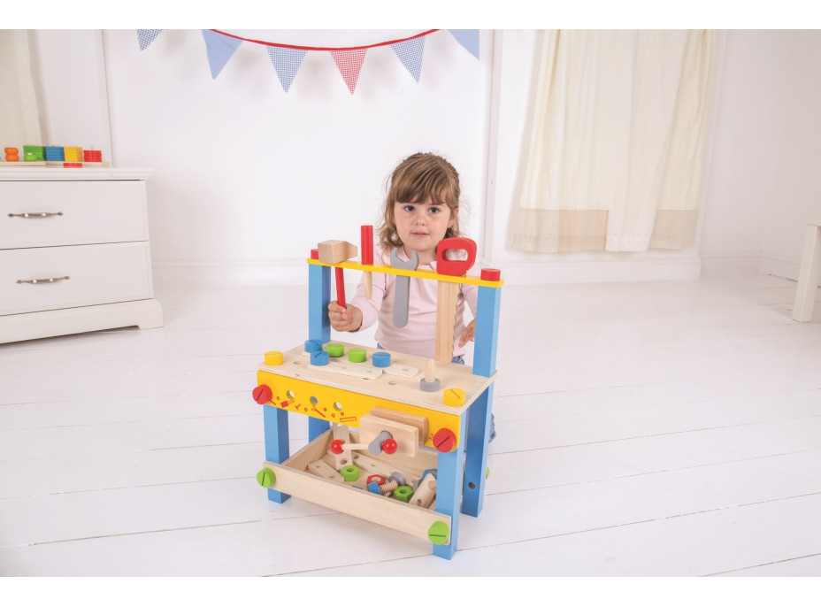 Bigjigs Toys Môj prvý pracovný stôl