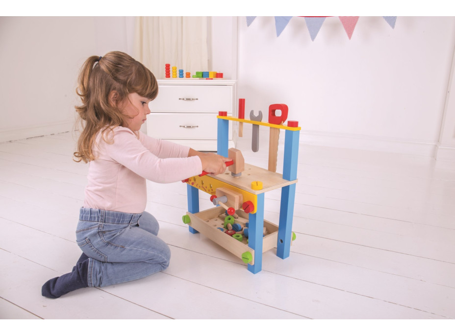 Bigjigs Toys Môj prvý pracovný stôl