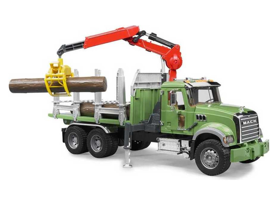 Bruder Nákladné auto MACK Granit prepravník dreva