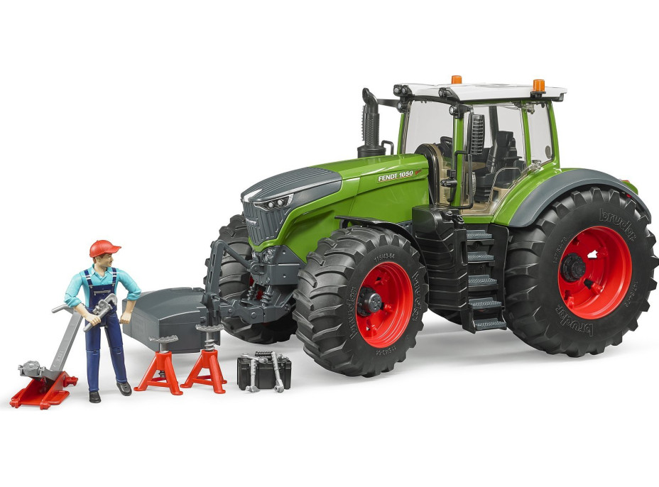 Bruder Traktor Fendt 1050 Vario s mechanikom a dielenským náradím 1:16