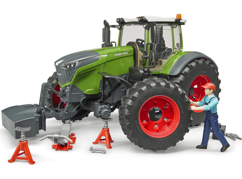 Bruder Traktor Fendt 1050 Vario s mechanikom a dielenským náradím 1:16