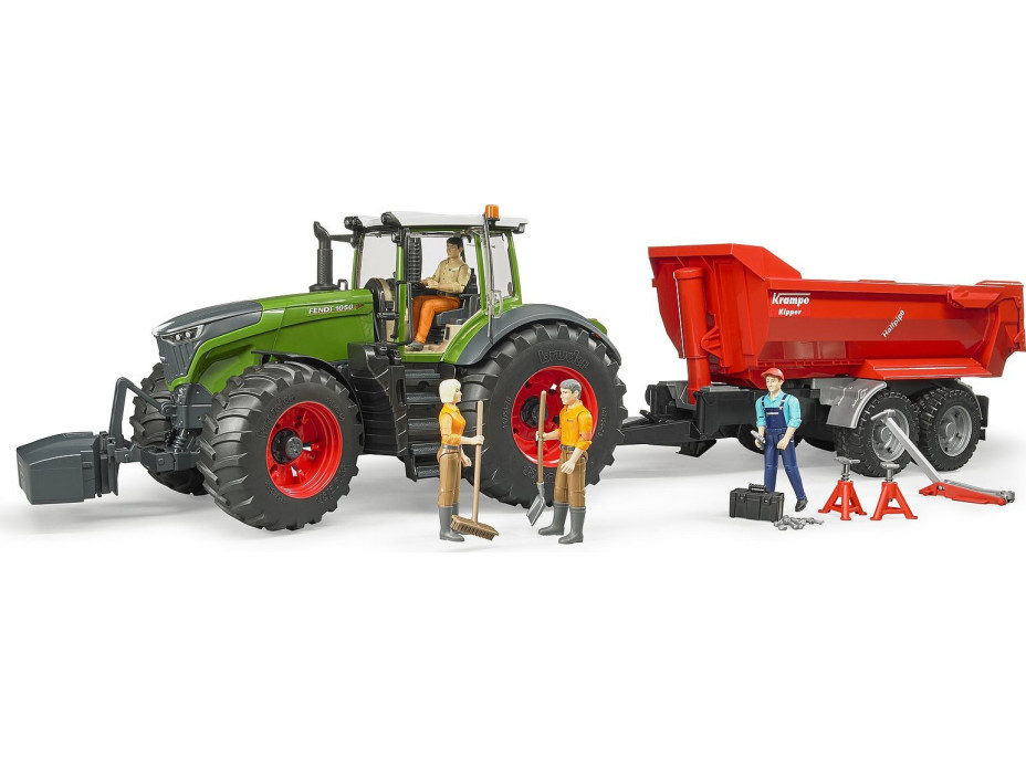 Bruder Traktor Fendt 1050 Vario s mechanikom a dielenským náradím 1:16