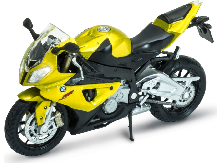 Welly Motocykel BMW S1000RR 1:18 zlatý