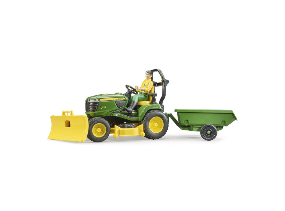 Bruder Záhradný traktor John Deere X949 so záhradníkom