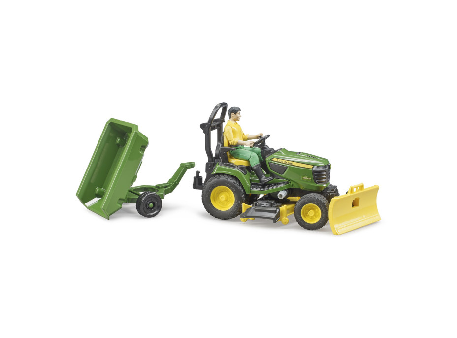 Bruder Záhradný traktor John Deere X949 so záhradníkom