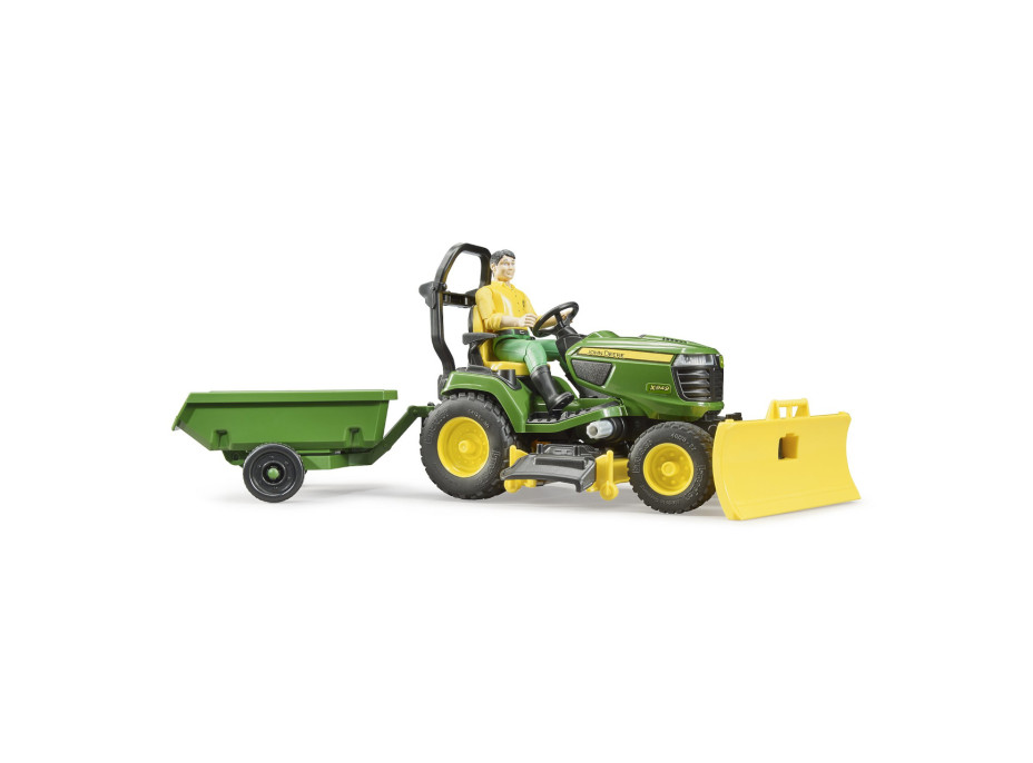 Bruder Záhradný traktor John Deere X949 so záhradníkom