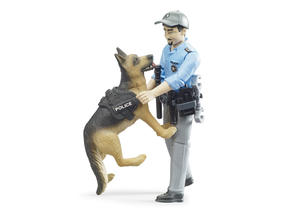 Bruder BWORLD Policajt so psom