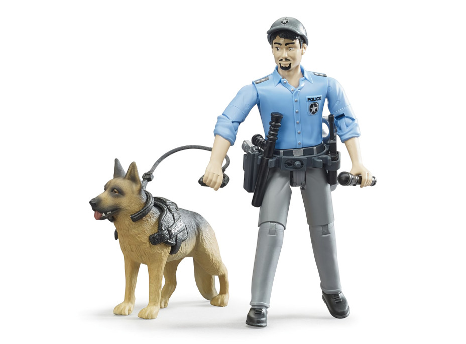 Bruder BWORLD Policajt so psom