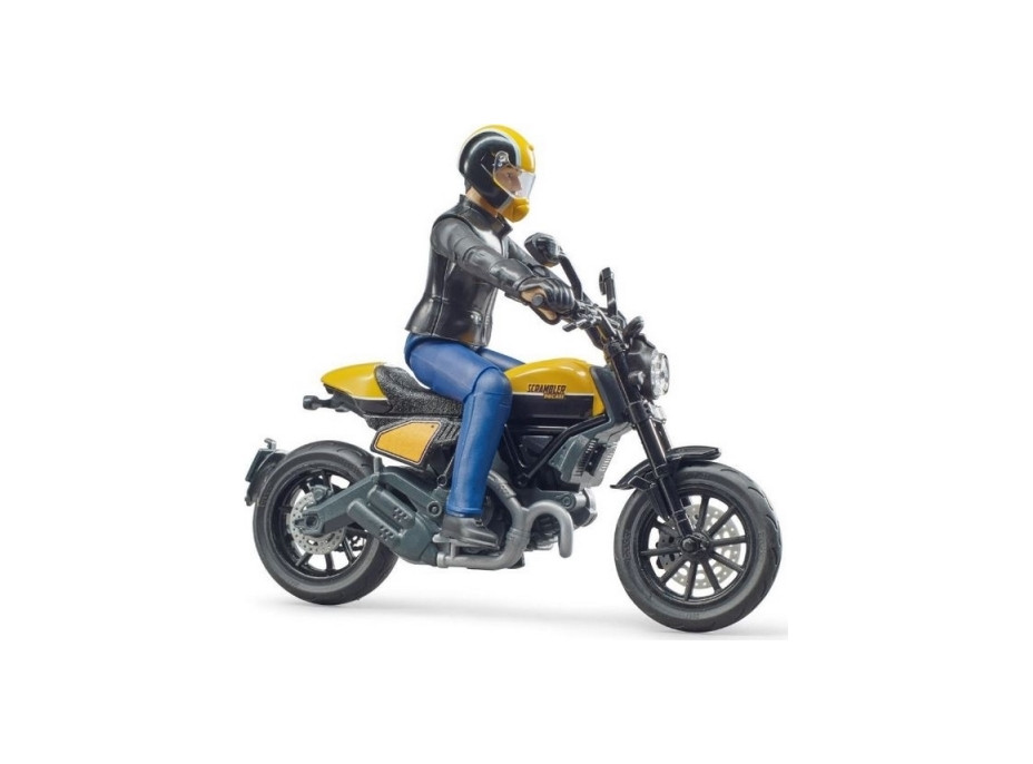 Bruder 63053 BWORLD Motocykel Scrambler Ducati Cafe Racer s jazdcom
