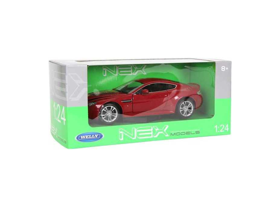 Welly Aston Martin V12 Vantage 1:24 červený