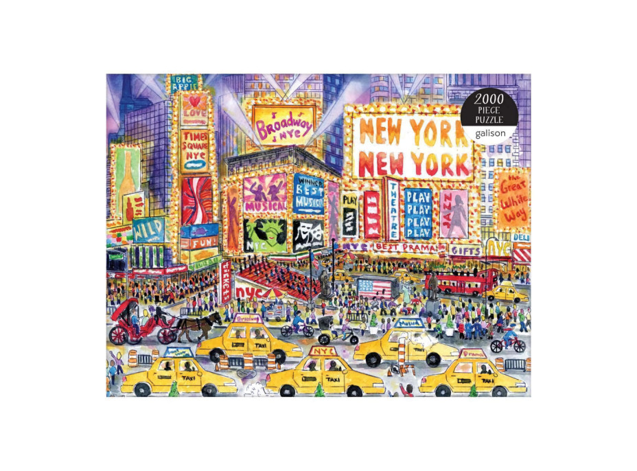 Galison Puzzle Svetlá na Broadwayi 2000 dielikov
