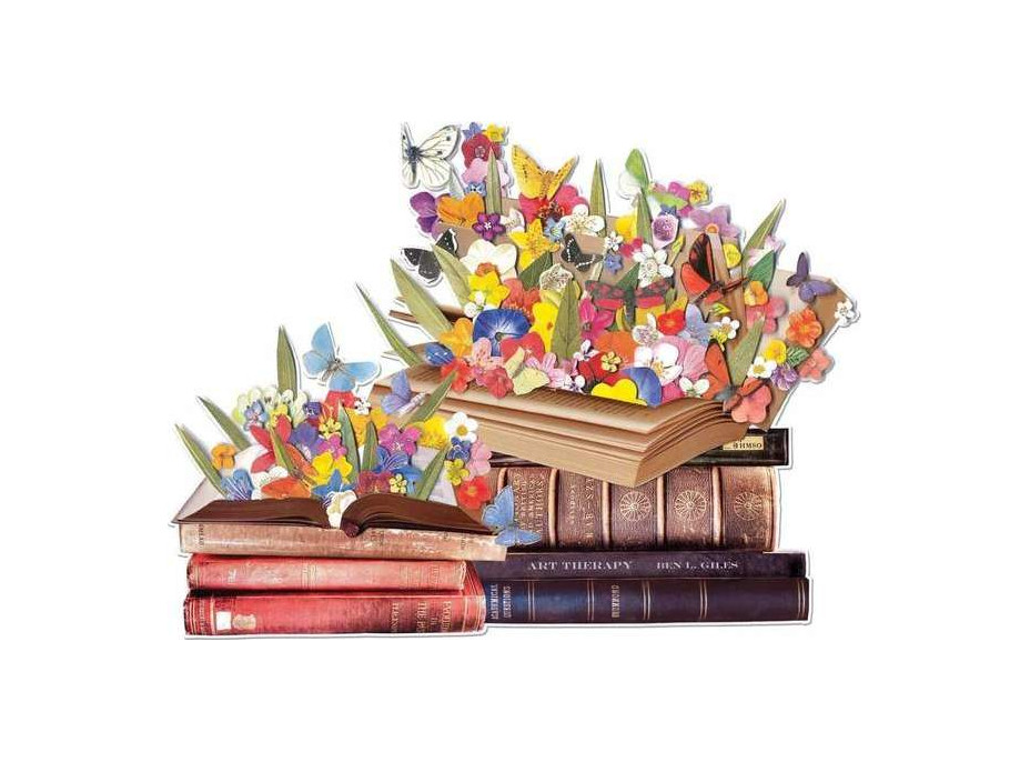 Galison Puzzle Kvitnúce knihy 750 dielikov