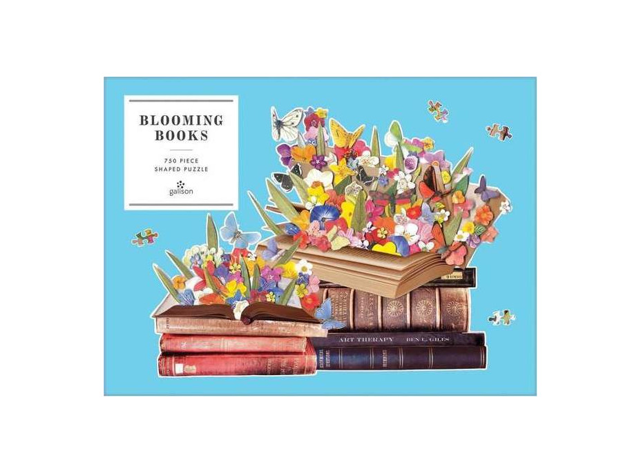 Galison Puzzle Kvitnúce knihy 750 dielikov