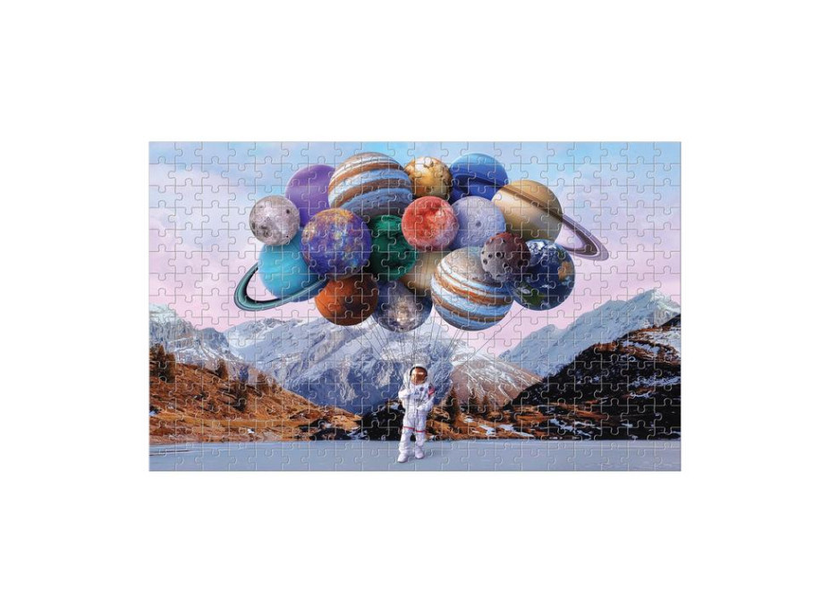 Galison Meniace sa puzzle Hor sa do vesmíru 300 dielikov