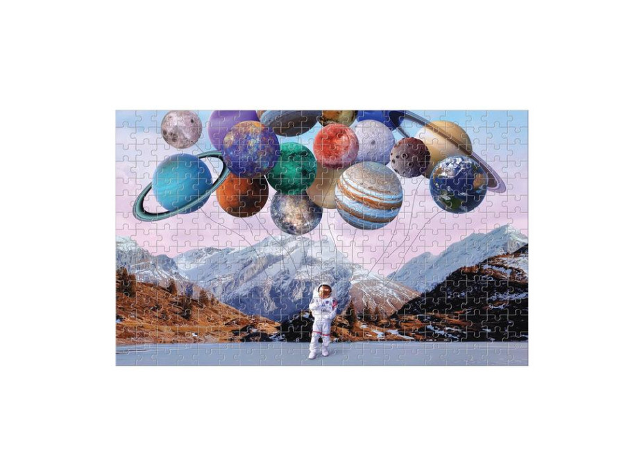 Galison Meniace sa puzzle Hor sa do vesmíru 300 dielikov