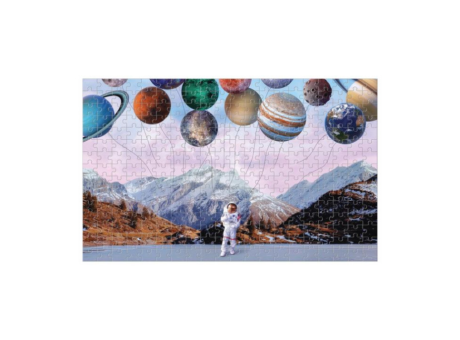 Galison Meniace sa puzzle Hor sa do vesmíru 300 dielikov