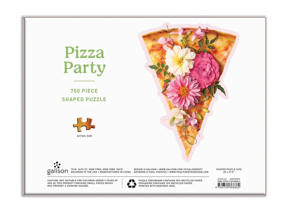 Galison Puzzle Pizza párty 750 dielikov