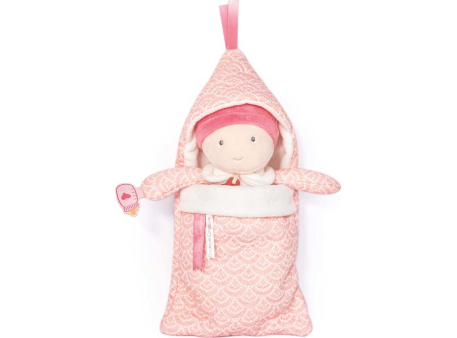 Doudou Jolijou Bábätko v navliekacej perinke 20 cm