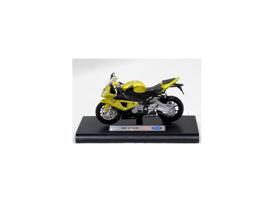 Welly Motocykel BMW S1000RR 1:18 zlatý