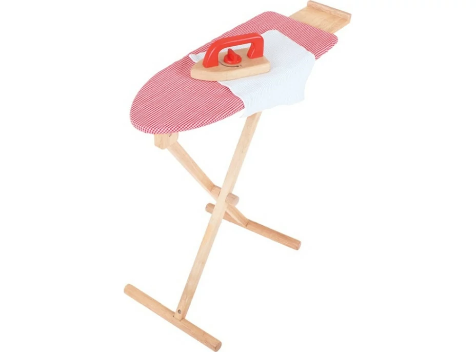 Bigjigs Toys Drevená žehliaca doska so žehličkou