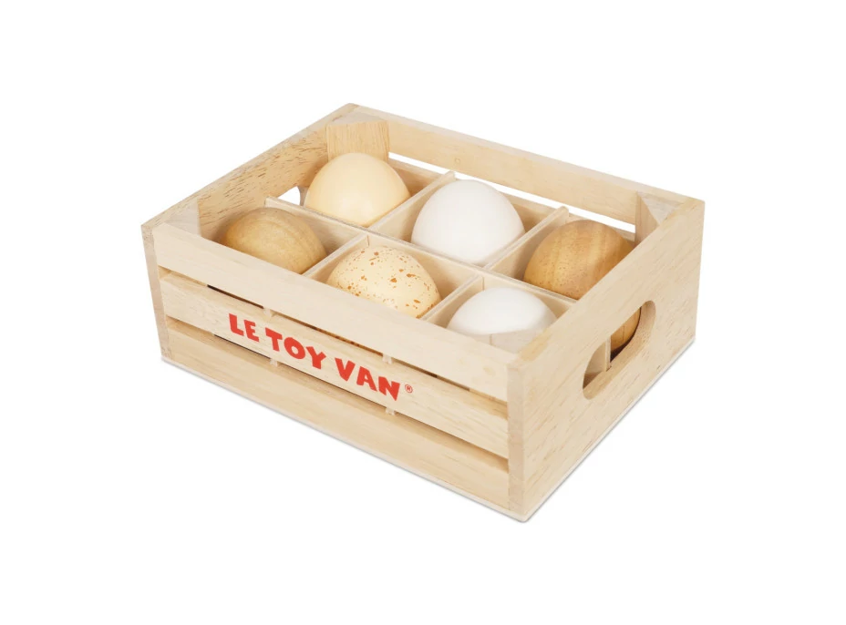 Le Toy Van Farmárske vajcia v debničke