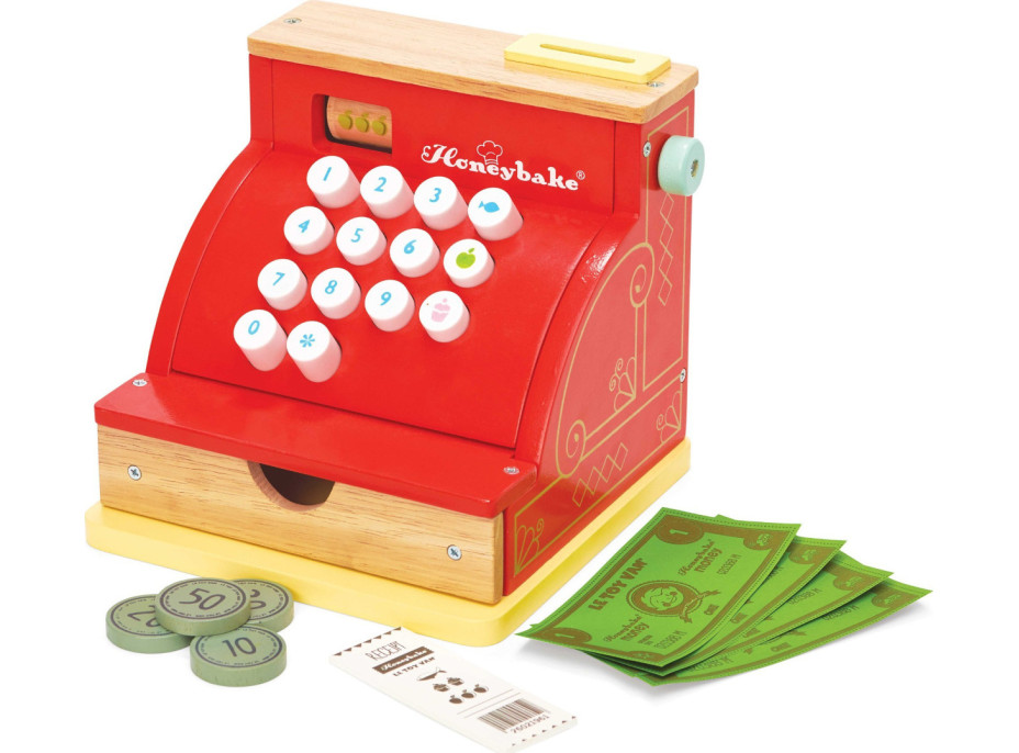 Le Toy Van Pokladňa červená